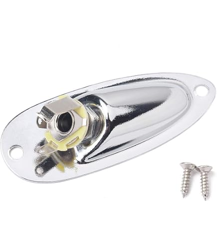 Piastra Stile Fender Musiclily Pro Piastra Attacco Manico In Acciaio Con 4 Viti Per Chitarra Elettrica Stratocaster Telecaster O Piastra Con Viti
