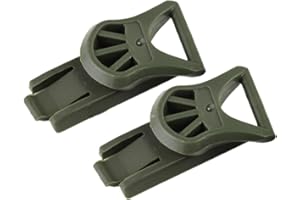 ‎WISEONUS SGOYH Airsoft Taktisch Helme Zubehör Side Rail Buckle Nachtsichtbrille Rotary Clamp Rail Adapter für BJ PJ Mich Fast Helme Schwarz/DE/OD Grün