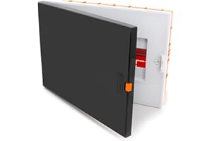 KOOP ELEKTRO Scatola di distribuzione per fusibili, a incasso, con 12 moduli, 1 fila, per l'installazione in casa