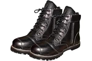 STAR AST Mens Motorcycle Motorbike Biker Rider Racing Boots Waterproof Leather Racing Touring Shoes