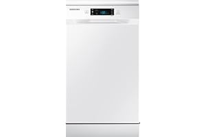 SAMSUNG DW50R4070FW -Lavavajillas, 10 cubirtos, 45cm, A++, Libre instalación, Blanco