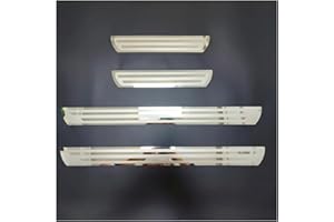 SANQIUTOU Acero Inoxidable Protector Umbral Puerta Coche para BMW X1 U11 / X1 F48 2016-2022 2023 2024, Autoadhesivo Puerta Guardias del Borde Estribos Decoración Accesorios, 4 Piezas