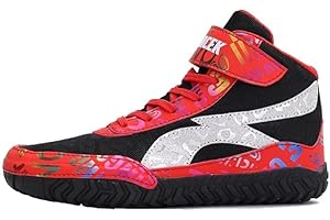 Ybberik Lightweight and Breathable Wrestling Shoes Boxing Shoes for Little Kid and Big Kid