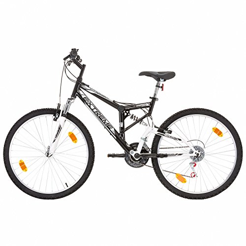 26 Zoll CoollooK EXTREME Fahrrad Fully Full Suspension Mountainbike MTB, Rahmen 43 cm, 18-GANG Schaltung mit Beleuchtung nach STVO EU-PRODUKT - 7