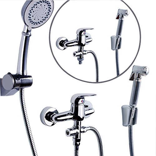 OUTOWIN Massives Messing Chrom poliert PV4 3-Wege Umschaltventil für die Dusche, BSP-Gewinde (0,5 Zoll / 12,7 mm) - 5