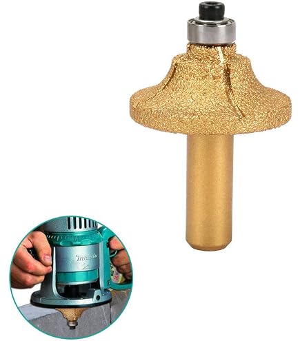 Fraises Diamant Ø75mm R10 - Pour Arrondir Carreaux & Granit - Compatible Meuleuse D'Angle