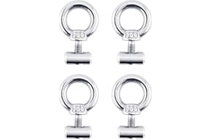 EIYVPRA Piping stopper, 4 pieces awning stopper, stainless steel, awning hooks, camping blocking kit, piping rail accessories, accessories, caravana for piping rail for caravan, campervan, motorhome,
