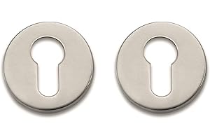 Bricard 668021 Tempo Design - Rosetas para puerta de entrada, cilindro europeo