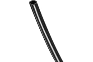 TA-VIGOR Tubo per cablaggio, diametro interno 5 mm, diametro esterno 6 mm, lunghezza 7 m, gestione dei cavi per guaina dei fili, nero