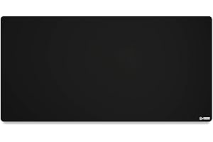 Glorious Gaming Cloth Gaming Mousepad (3XL) - Gesteppte Ränder, Glatte Oberfläche für Speed & Control, Rutschfester Boden, waschmaschinenfest, groß (1220 x 610 x 3mm) - Schwarz