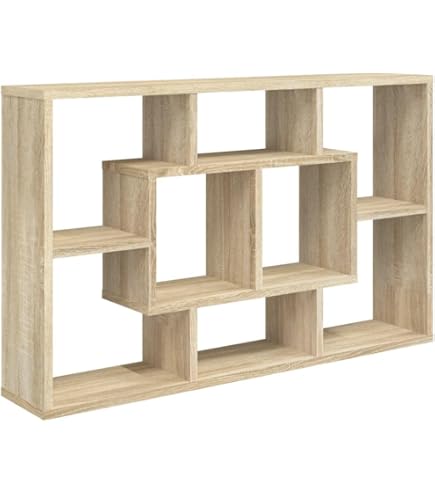 vidaXL Wandschap 110x23,5x4 cm bewerkt hout