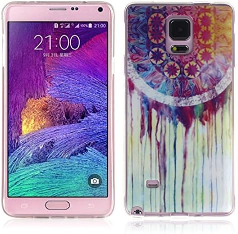 Ukamshop(TM)Fashion Rubber Soft TPU Case Gel Cover for Samsung Galaxy Note 4 (Dream Catcher)
