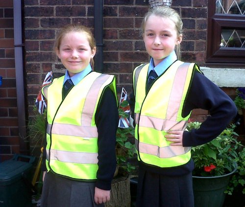 Childrens High Visibilty Vest Kids Yellow Hi Vis Viz Vest
