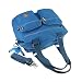 BAO CORE Ultra Large Multi-pockets Womens Top-handle Cross-body Shoulder Travel Bag Casual Nylon Handbag Mummy Nursery Baby Diaper Nappy Changing Messenger Bag 49x16x38 cm, See Blue