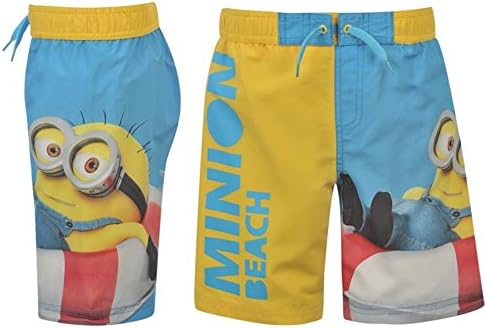 DESPICABLE ME BOARD SHORTS AGE 7-8 YEARS - NEW