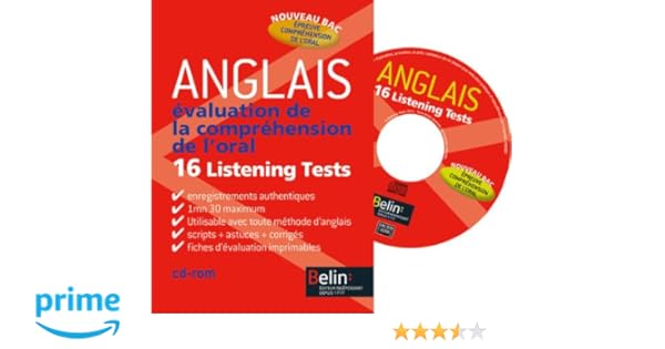 Anglais Evalutation De La Compréhension De Loral 16 - 