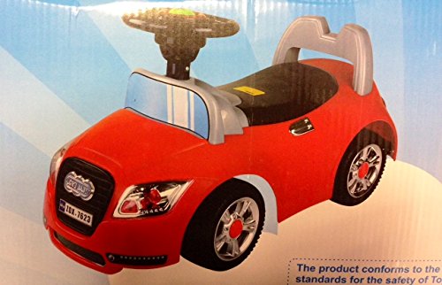KIDS FANTASTIC AUDI STYLE RIDE ON SLIDING CAR (Red)