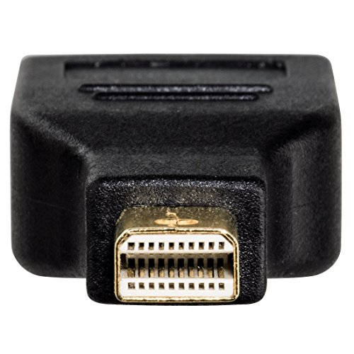 Hama Mini-DisplayPort zu DisplayPort-Adapter (miniDP-Stecker zu DP-Buchse, 4K Ultra-HD, 3D, vergoldet, geschirmt) schwarz - 3