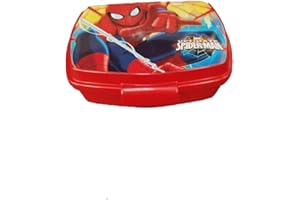 ALMACENESADAN, 0418, Sandwich Rettangolare Multicolore Marvel Spiderman, 15 x 10 x 5,5 cm
