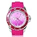 Produktbild HC-Handel 914180 Silikon Armbanduhr Chromo Silikonarmbanduhr Outdooruhr Sportuhr - pink