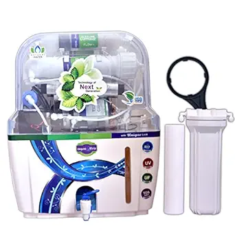 AQUAULTRA A500 14 L RO+UV+UF+TDS+Mineralizer Water Purifier (White)