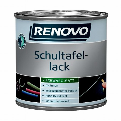 SchultafelFarbe SchultafelLack Tafellack RENOVO 375 ml schwarz matt