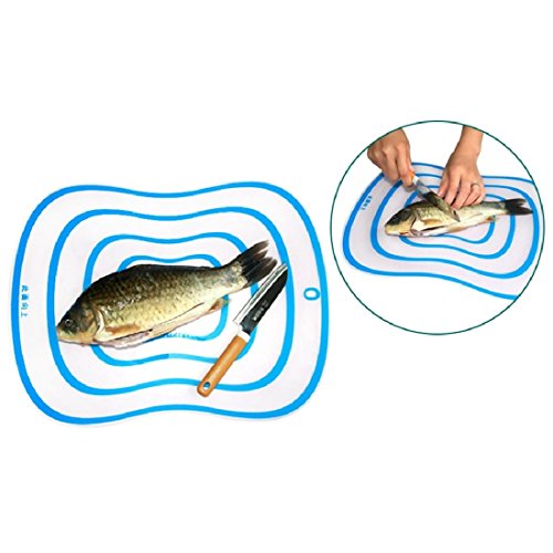 2Pcs Küche mattiert rutschfeste Plastik Schneidbretter Lebensmittel Schnitt Hacken Block Praktische Werkzeuge - 6