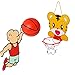 Produktbild TianranRT Tiger Kinder ' Hängen Cartoon Kinder Spielzeug Basketball Reifen Brett Kunststoff Reifen Set Mit Indoor Hängen Reifen Spiel (A)