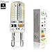 Produktbild Elinkume® G9 Dimmbar Led Lampen 3W LED Leuchtmittel 64*3014 SMD LEDs Warmweiß 320LM 3200K HI-Power Energiespar Lampen AC220-240V