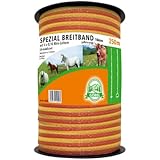 Weidezaunband - Herkules-Breitband 10 mm 250 m gelb/orange