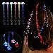 Produktbild Gaddrt LED Perücken Glühende Taschenlampe Haar Braid Clip Haarnadel Weihnachten Geburtstag Spielzeug 35cm