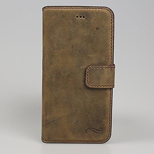 'Antic Iphone SE/5/5S Case – iPhone 6 Plus/iPhone 6/6S/6S Plus Ra Wallet Real Leather Case Mobile Phone Pouch Case Wallet Anti Ccase Leather Phone Case Cover