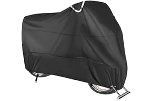 GAOHUI Bike Cover, Waterproof Outdoor Bike Storage for 1-2 Bikes, 210D Nylon Push Bike Covers for Outside Storage, Heavy Duty for Mountain Bike/Bicycle