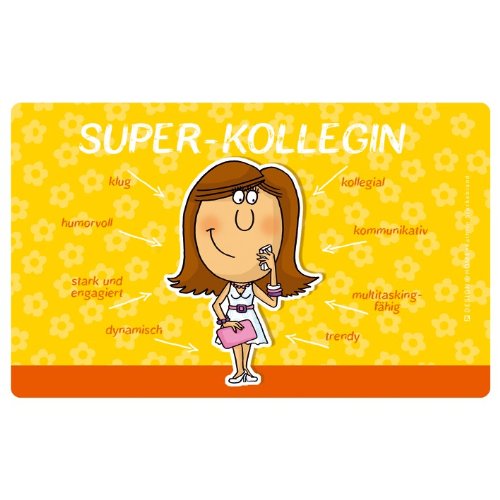 Frühstücksbrettchen Super Kollegin