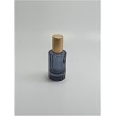 ANADOLU PARF&Uuml;M | Boş Parf&uuml;m Şişesi 30 ml Tekrar Dolum Yapılabilir, Altın Kapaklı, Mavi Rengi