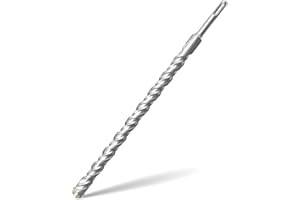 FIMIBUKE Foret SDS Plus 20mm x 350mm,avec 4 taillants en carbure et double vis, pour béton, pierre naturelle