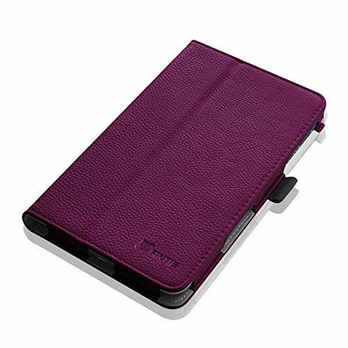 Fintie Acer Iconia Tab 8 A1-840 FHD Hülle – Hochwertige Kunstleder Slim Fit Stand Case Cover Schutzhülle Tasche Etui für Acer Iconia A1-840 FHD (8 Zoll) Tablet, Lila - 8