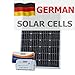 Produktbild 120 W 12 V Photonic Universe Solar Ladekabel Kit aus Deutsche Solar Zellen mit 10 A Controller und 5 m Kabel für 12 V Batterie oder Akku Bank