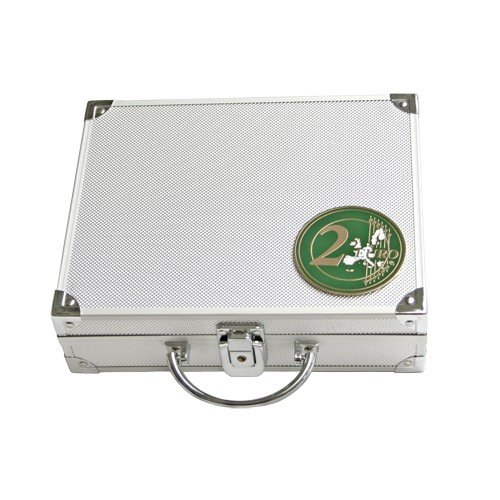 Alu-Münzkoffer für alle 20-Euro-silber Münzen deutschland (180 Stück) + 2 keine Münzenständer - 5