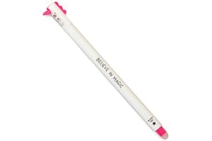 Legami - Penna Gel Cancellabile, Sfera sull'Estremità per Rimuovere l'Inchiostro senza Consumare il Foglio - Inchiostro Nero Termosensibile, Diametro Punta 0,7 mm - Tema Unicorn