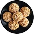 Lemor Kurmura Ladoo Chikki Winter Special Jaggery Laddu (Gud) Parmal Ladoo 100 Gms (1 Packet of 100 Gms) (Kurmura)