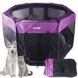Kaka mall Parc Chiot Chaton Pliable pour Extérieur ou Intérieur Enclos Chien Chat(Violet)