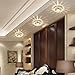 Produktbild Qys Moderne kristall Downlight leuchte deckenleuchte 3-farbiges licht für Schlafzimmer, Flur, bar, küche, esszimmer, Wohnzimmer und Bad, Packung mit 1,5