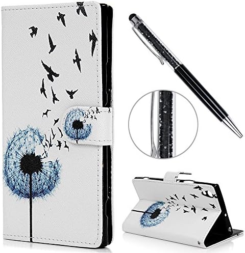 Sony Xperia XA1 Ultra Cases, iAdvantec Sony XA1 Ultra Printed PU Leather Wallet Stand Flip Covers with Card Holders and Phone Touch Pen
