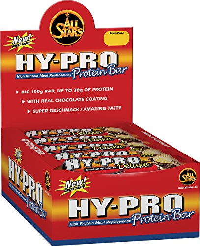 All Stars Hy-Pro Deluxe Bar, White-Chocolate Crunch, 24er Pack (24 x 100 g)