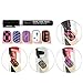 Lanowo Durable16 Colors Set Nail Art Pen for 3D Nail Art DIY Decoration Nail Polish Pen Set Professional Make-up Kit