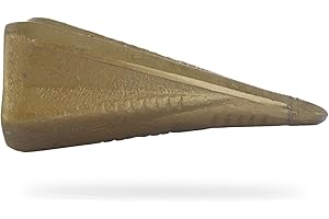 GREENSTAR - Stahl-Spaltkeil - Spaltkeil für das Spalten von Holzscheiten - Werkzeug für die Holzernte