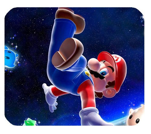 Preisvergleich Produktbild Super Mario Galaxy Mousepad, personalisiert, rechteckig