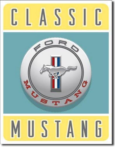 Star 55 Large Car Garage Auto Ford Classic Mustang Vintage Retro Metal Tin Wall Sign 1122