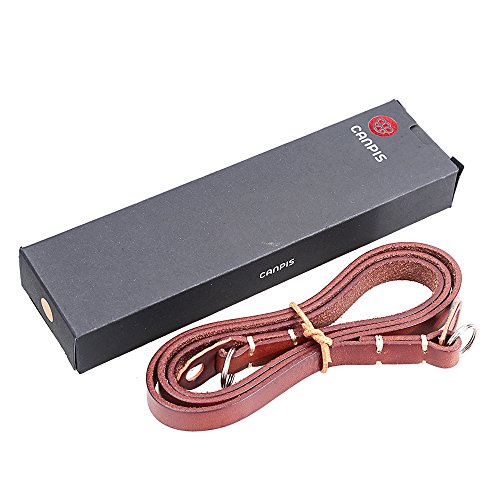 CANPIS Bandouli  re   Sangle de cou   Sangle d Epaule Amovible pour tous les Appareils Photo DSLR Leica Canon Nikon Sony Olympus Pentax Fujifilm etc  Marron 
